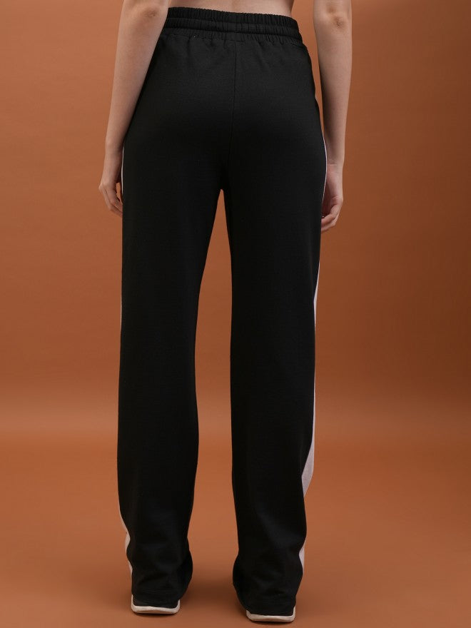 Tokyo Talkies Women Black Regular Fit Track Pant - Black - Image 3