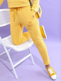 Tokyo Talkies Women Yellow Slim Fit Track Pant - Yellow - Image 1