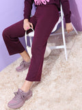 Tokyo Talkies Women Purple Regular Fit Track Pant - Purple - Image 1
