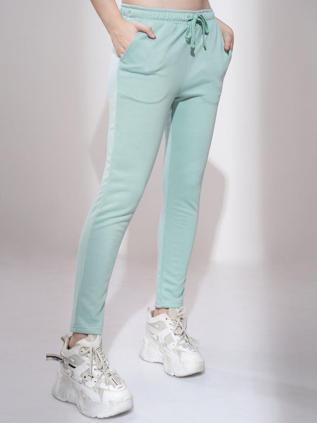 Tokyo Talkies Women Blue Slim Fit Track Pant - Blue - Image 6