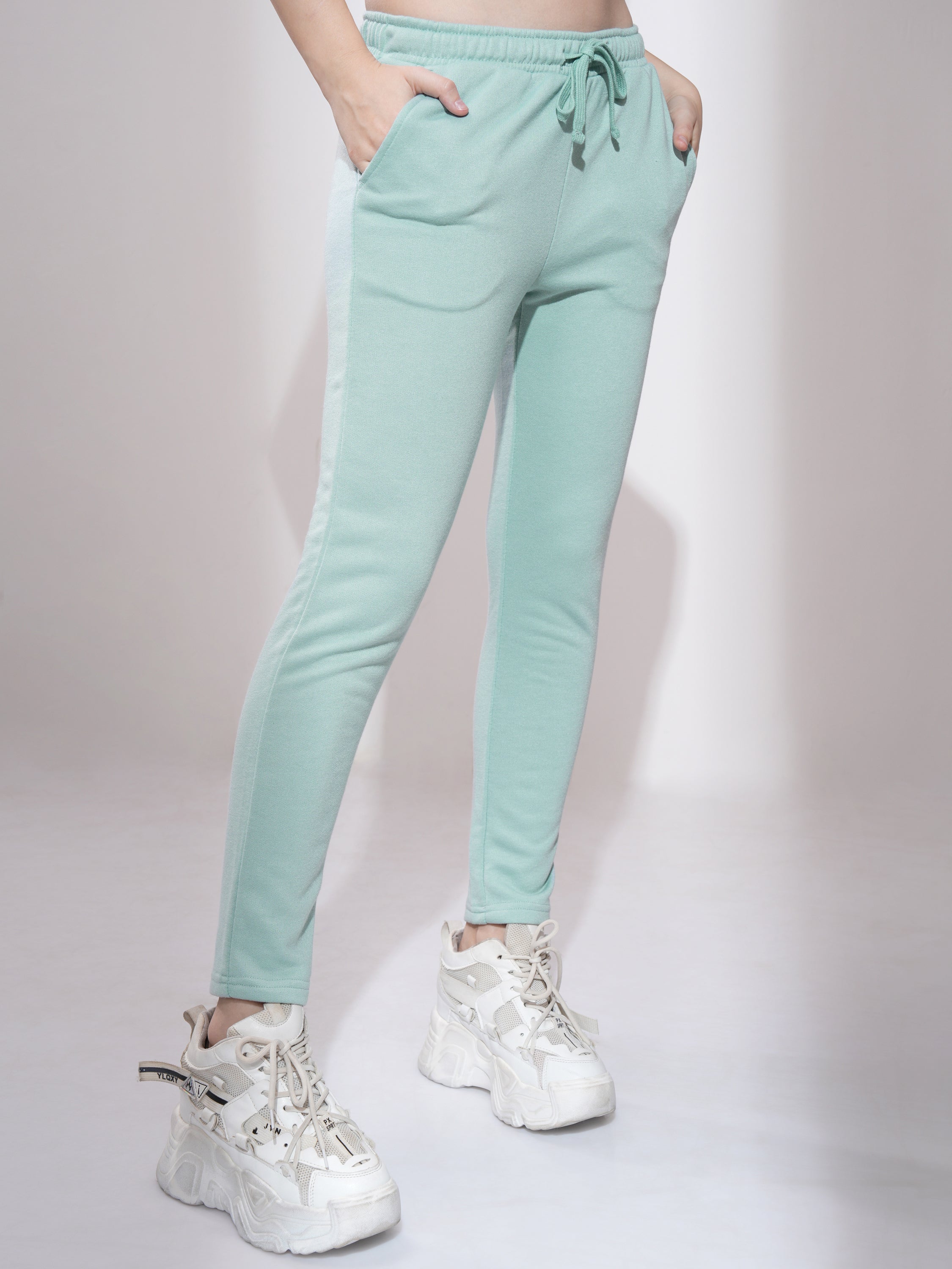 Tokyo Talkies Women Blue Slim Fit Track Pant - Blue - Image 6