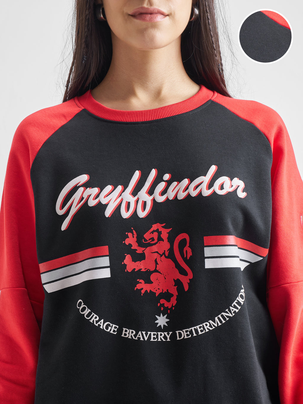 WB By Tokyo Talkies Women Black Harry Potter Printed Pullover Round Neck Sweatshirt - Black - Image 8