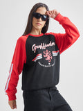 WB By Tokyo Talkies Women Black Harry Potter Printed Pullover Round Neck Sweatshirt - Black - Image 1