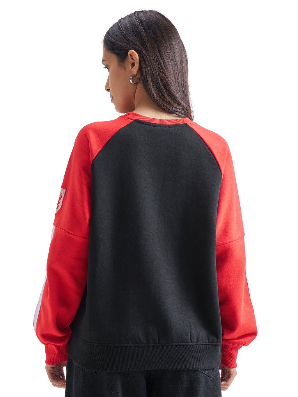 WB By Tokyo Talkies Women Black Harry Potter Printed Pullover Round Neck Sweatshirt - Black - Image 3