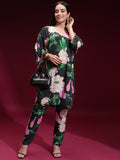 Vishudh Women Black Top With Trouser - Black - Image 1