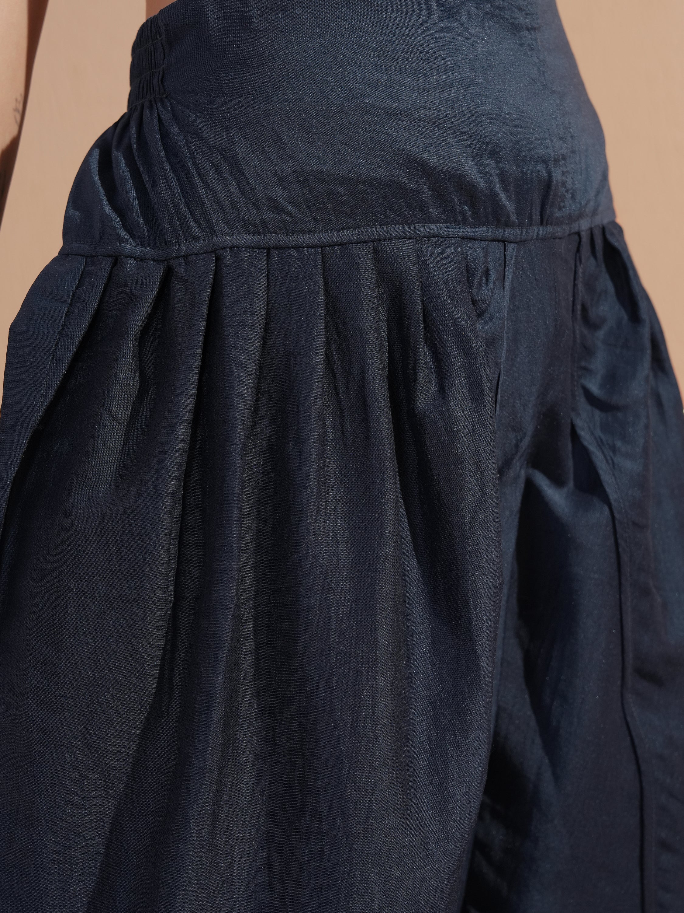 Vishudh Women Blue Tunic With Trouser - Blue - Image 7