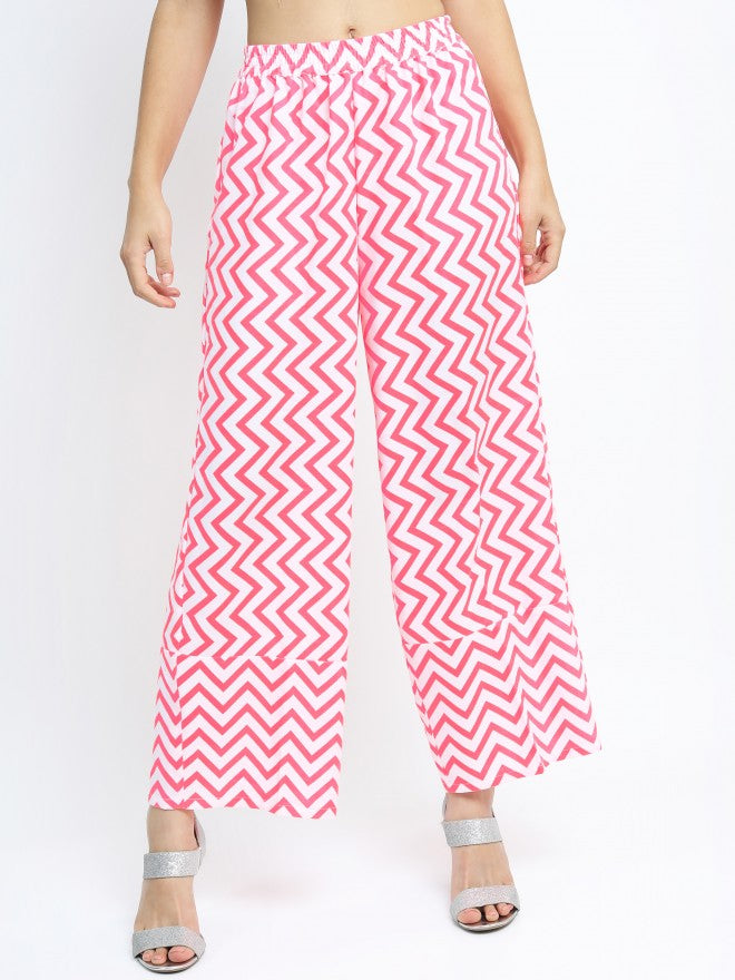 Women Off White & Pink Floral Printed Straight Kurta with Palazzo & Dupatta - Off White - Image 11