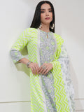 Vishudh Women Yellow Printed Kurta With Palazzo And Dupatta - Yellow - Image 1