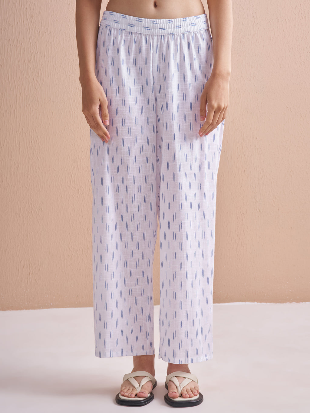 Vishudh Women Blue Top With Palazzos - Blue - Image 7
