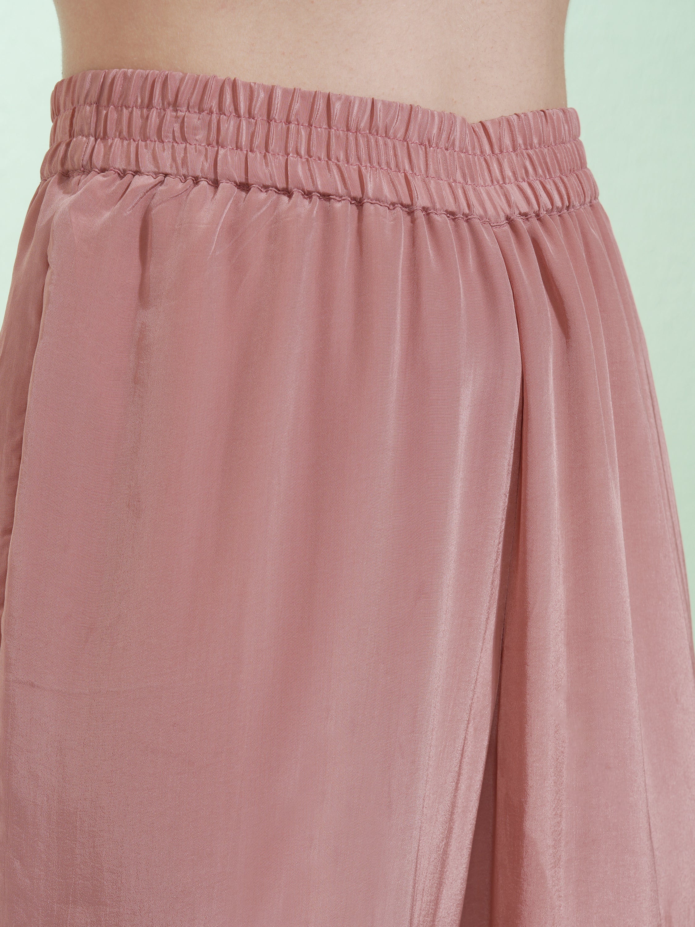 Vishudh Women Pink Embroidered Kurta With Trouser And Dupatta - Pink - Image 7