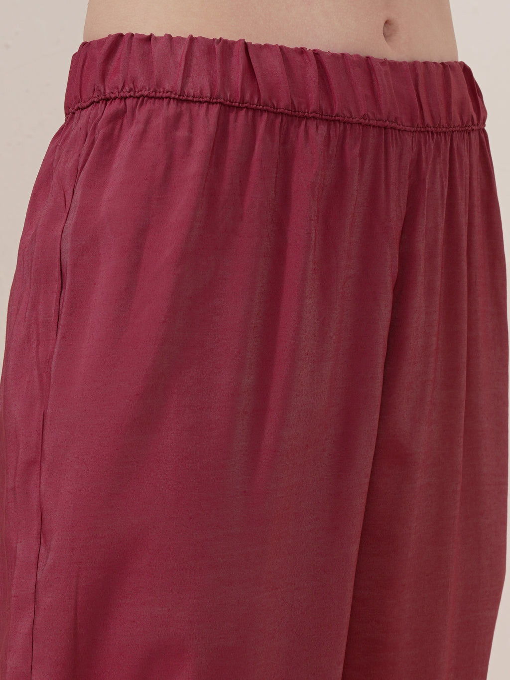 Vishudh Women Maroon Printed Kurta With Trouser And Dupatta - Maroon - Image 7