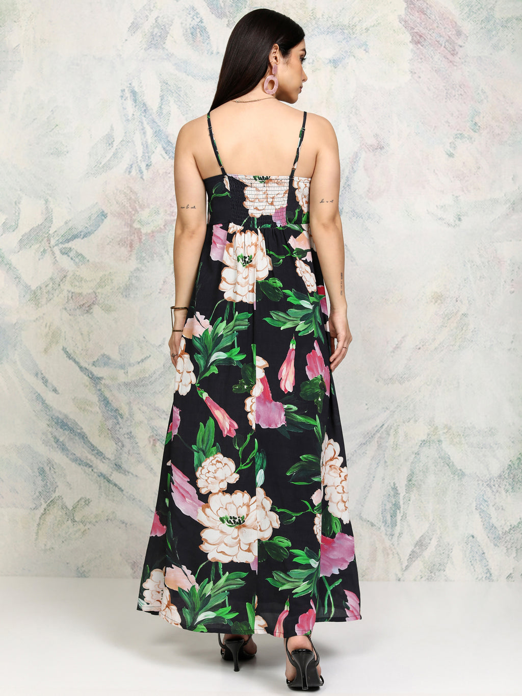 Vishudh women Multi Printed Maxi Dress - Multi - Image 2