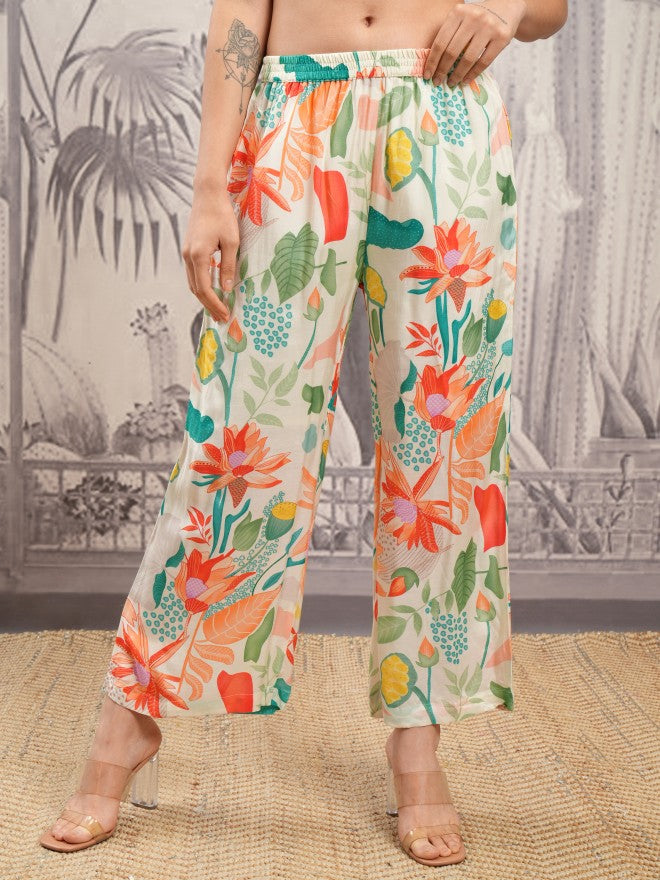 Vishudh Women Multi Shirt With Trouser - Multi - Image 7