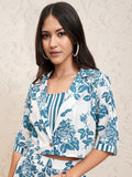 Vishudh Women White Top With Palazzos - White - Image 1
