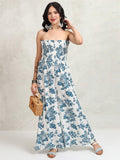 Vishudh Women White Printed Jumpsuit - White - Image 1