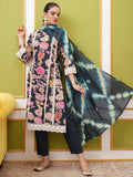 Vishudh Women Navy Blue Kurta With Trouser And Dupatta - Navy Blue - Image 1