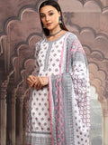 Vishudh Women White Printed Kurta With Trouser And Dupatta - White - Image 1