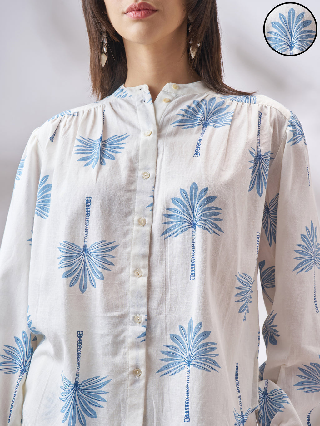 Vara By Vishudh Women Off White Shirt With Shorts Co-Ords - Off White - Image 5