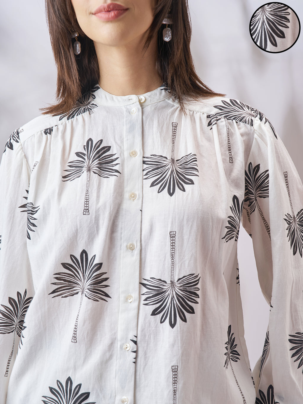 Vara By Vishudh Women Off White Shirt With Shorts Co-Ords - Off White - Image 5