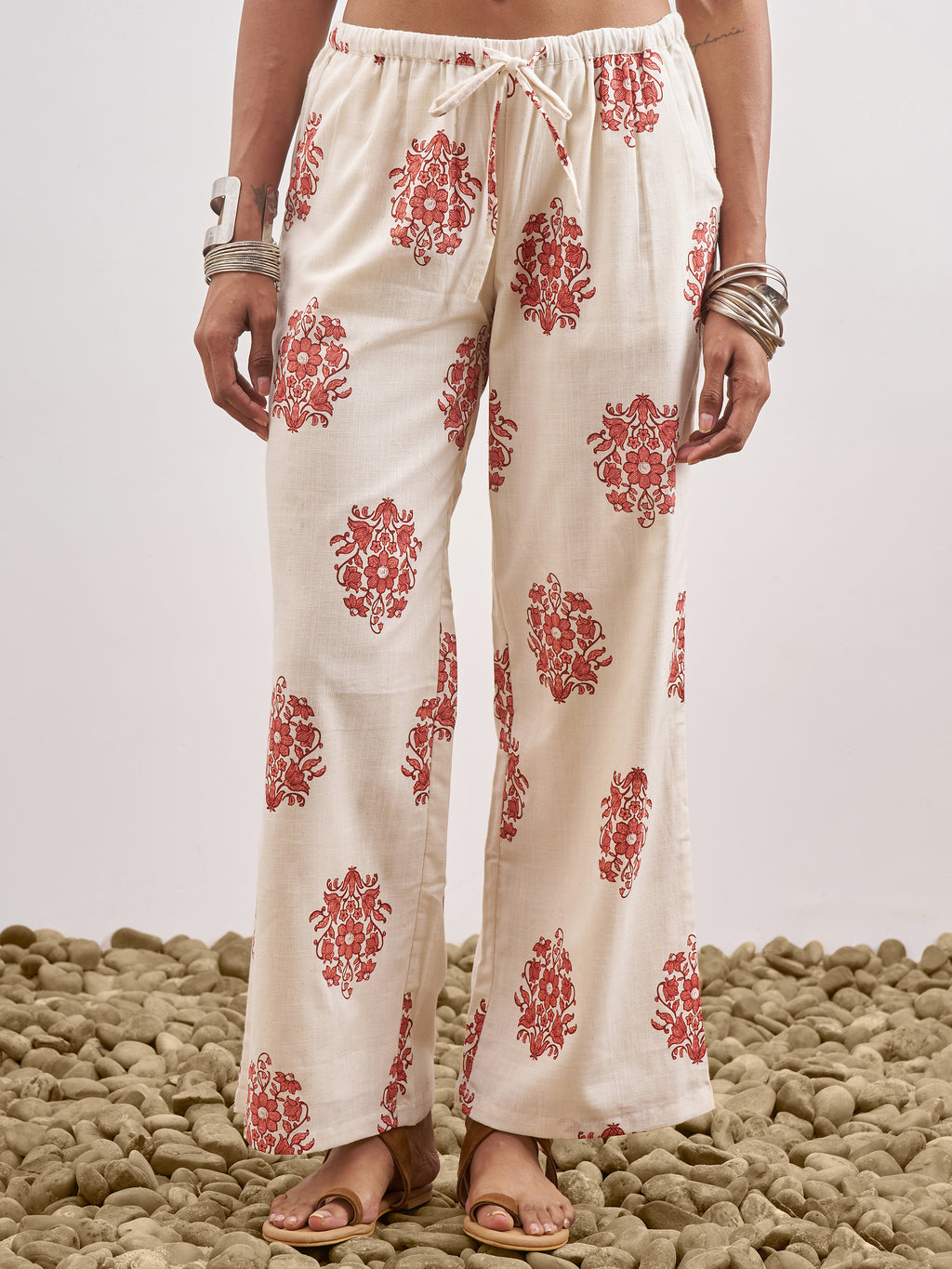Vara By Vishudh Women Off White Shirt With Trouser - Off White - Image 7
