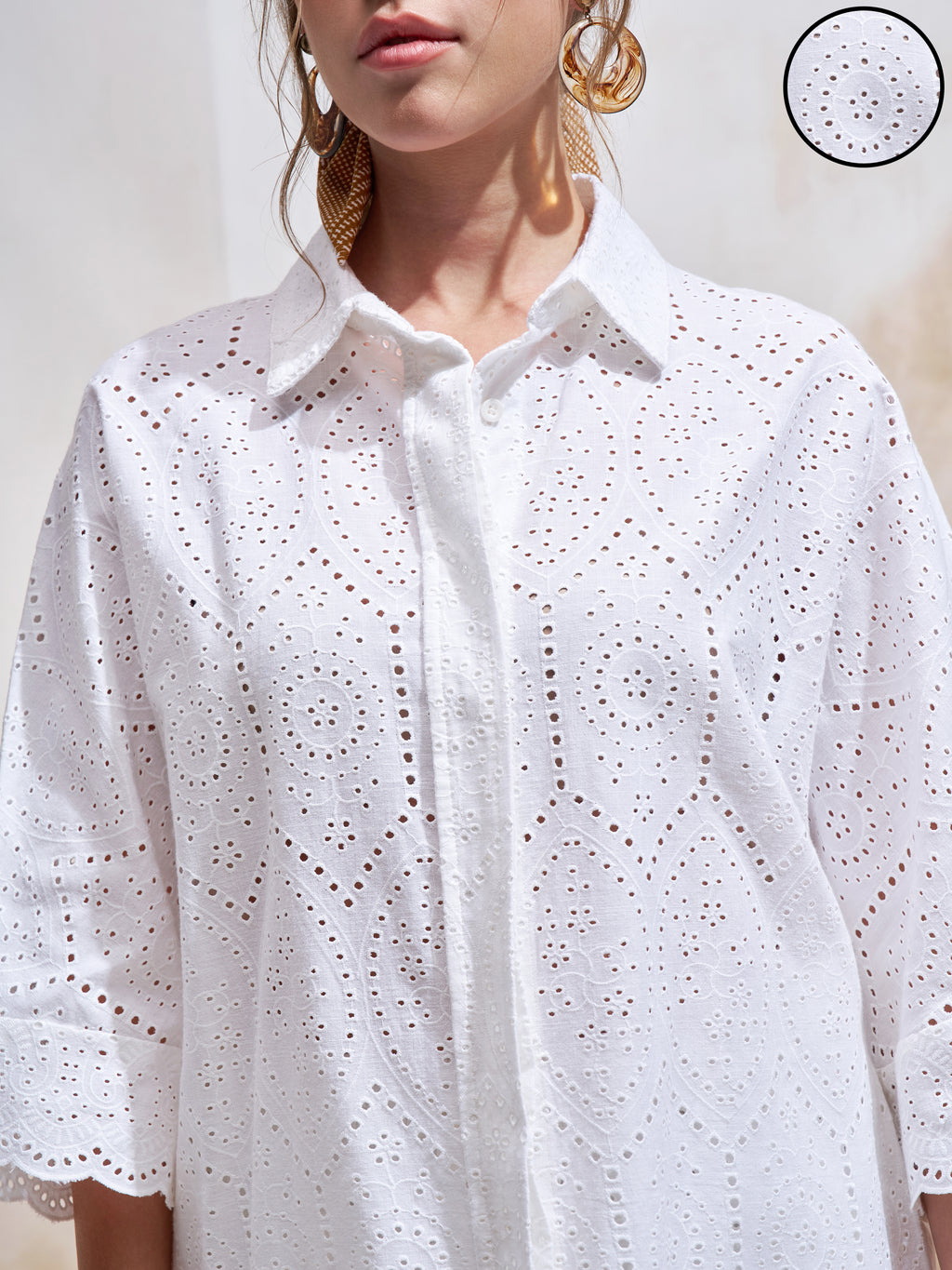 Vara By Vishudh Women White Shirt With Trouser Co-Ords - White - Image 5